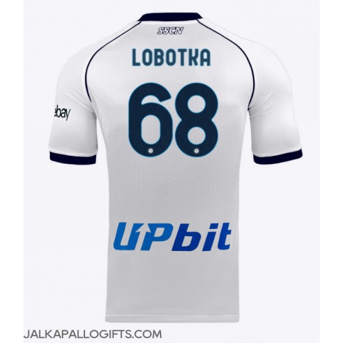 SSC Napoli Stanislav Lobotka #68 Vieraspaita 2023-24 Lyhythihainen